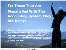 Tablet Screenshot of onepageaccounting.com